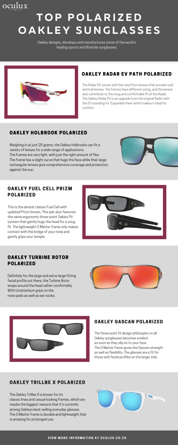 Top 10 Polarized Oakley Sunglasses in South Africa - Oculux